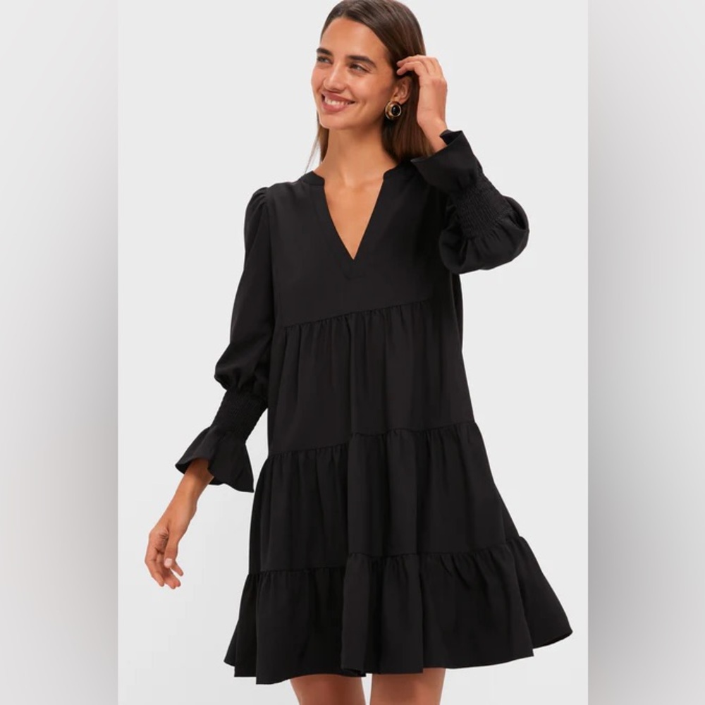 Black Crepe Kenzo Dress